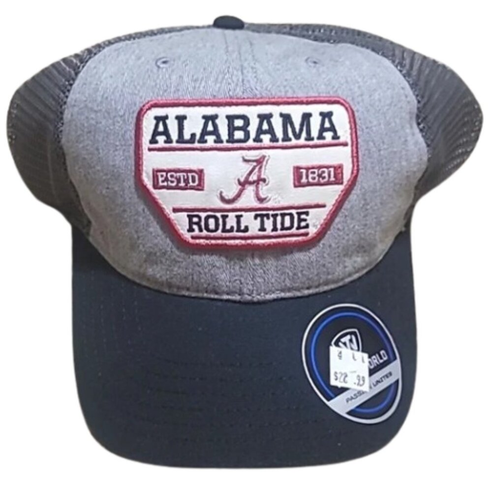 Top of the World Alabama Roll Tide Cap - GREY #NWT